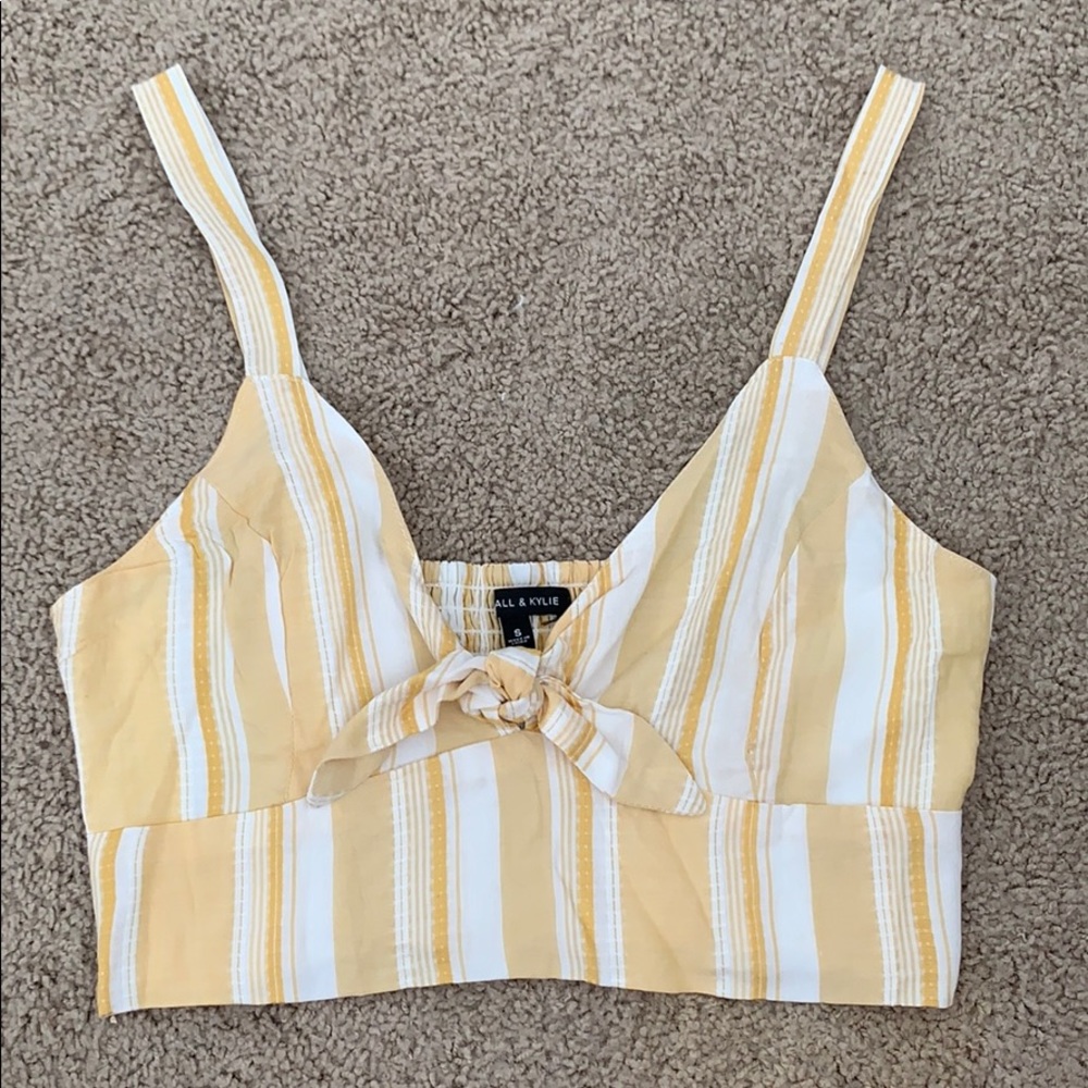 Yellow Crop Tank